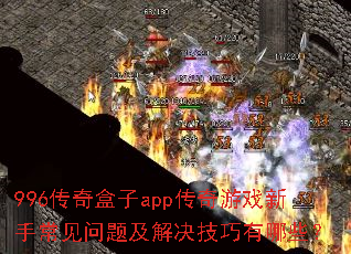 996传奇盒子app传奇游戏新手常见问题及解决技巧有哪些? 996传奇盒子app传奇游戏新手常见问题及解决技巧有哪些?