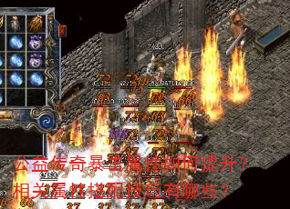 公益传奇暴击属性如何提升?相关属性搭配技巧有哪些? 公益传奇暴击属性如何提升?相关属性搭配技巧有哪些?