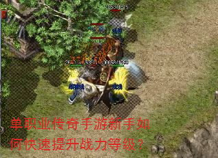 单职业传奇手游新手如何快速提升战力等级? 单职业传奇手游新手如何快速提升战力等级?