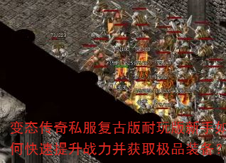 变态传奇私服复古版耐玩版新手如何快速提升战力并获取极品装备? 变态传奇私服复古版耐玩版新手如何快速提升战力并获取极品装备?