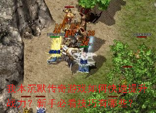 我本沉默传奇游戏如何快速提升战力?新手必看技巧有哪些? 我本沉默传奇游戏如何快速提升战力?新手必看技巧有哪些?