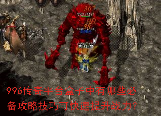 996传奇平台盒子中有哪些必备攻略技巧可快速提升战力? 996传奇平台盒子中有哪些必备攻略技巧可快速提升战力?