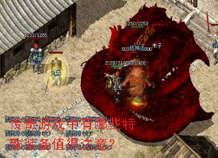 ������Ϸ������Щ����װ��ֵ��ע�⣿