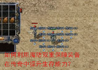 如何利用魔防双重保障装备在传奇中提升生存能力? 如何利用魔防双重保障装备在传奇中提升生存能力?