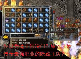 你以为道士很冷门?错他才是传奇最强职业的隐藏王牌? 你以为道士很冷门?错他才是传奇最强职业的隐藏王牌?