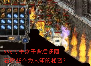 996传奇盒子背后还藏着哪些不为人知的秘密? 996传奇盒子背后还藏着哪些不为人知的秘密?