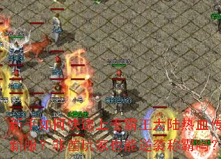 新手如何快速上手霸王大陆热血传奇新服?非酋玩家也能逆袭称霸吗? 新手如何快速上手霸王大陆热血传奇新服?非酋玩家也能逆袭称霸吗?
