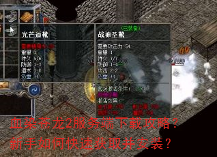 血染苍龙2服务端下载攻略?新手如何快速获取并安装? 血染苍龙2服务端下载攻略?新手如何快速获取并安装?