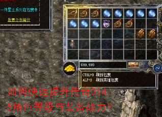如何快速提升传奇3145角色等级与装备战力? 如何快速提升传奇3145角色等级与装备战力?
