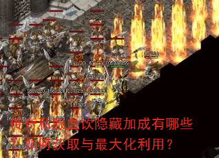 传奇私服血饮隐藏加成有哪些?如何获取与最大化利用? 传奇私服血饮隐藏加成有哪些?如何获取与最大化利用?