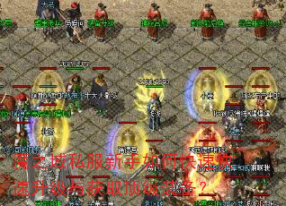 魔之域私服新手如何快速快速升级与获取顶级装备? 魔之域私服新手如何快速快速升级与获取顶级装备?