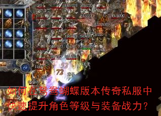 如何在鸳鸯蝴蝶版本传奇私服中快速提升角色等级与装备战力? 如何在鸳鸯蝴蝶版本传奇私服中快速提升角色等级与装备战力?