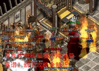 寻找传奇私服哪个网站最靠谱?新手攻略全解析 寻找传奇私服哪个网站最靠谱?新手攻略全解析