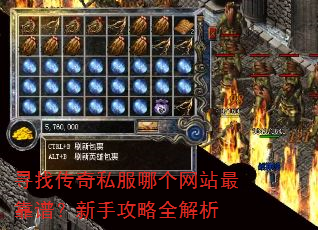 寻找传奇私服哪个网站最靠谱?新手攻略全解析 寻找传奇私服哪个网站最靠谱?新手攻略全解析