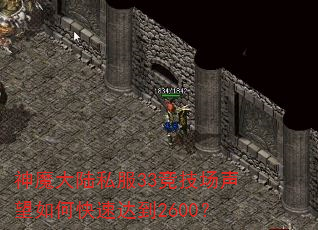神魔大陆私服33竞技场声望如何快速达到2600? 神魔大陆私服33竞技场声望如何快速达到2600?