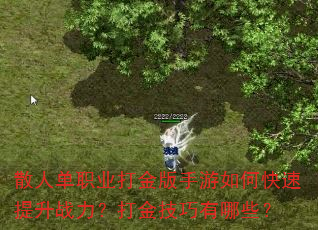 散人单职业打金版手游如何快速提升战力?打金技巧有哪些? 散人单职业打金版手游如何快速提升战力?打金技巧有哪些?